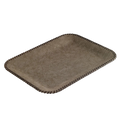 Whipstitch Pewter Flat Tray