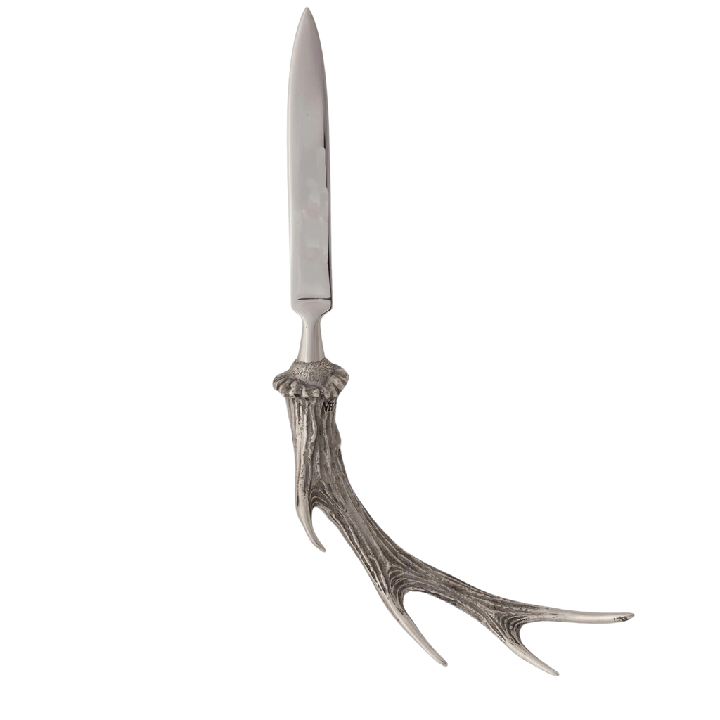 Pewter Handle Antler Letter Opener
