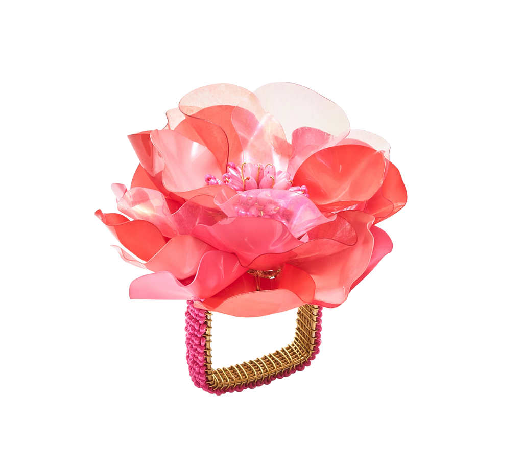 Napkin Ring Gardenia 8pcs