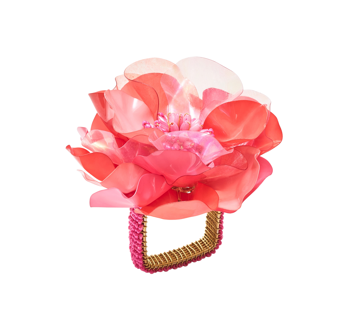 Napkin Ring Gardenia 8pcs