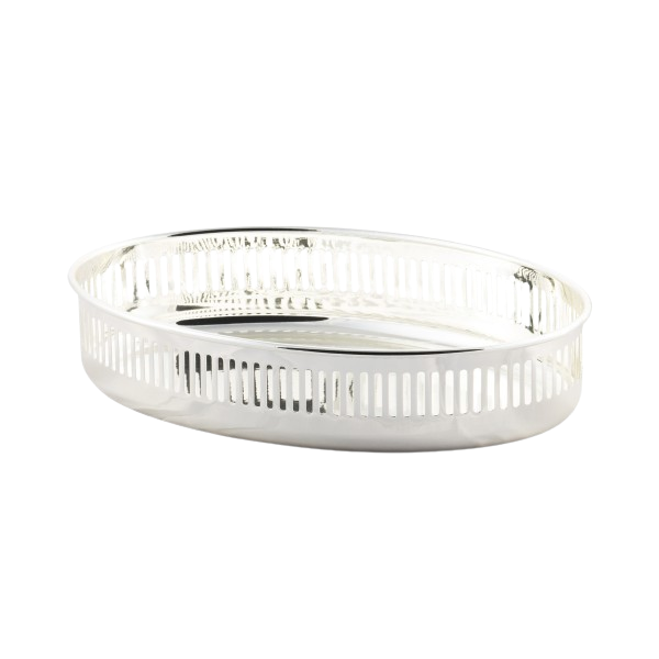 Silver Plated Oval Tray M