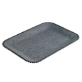 Whipstitch Pewter Flat Tray