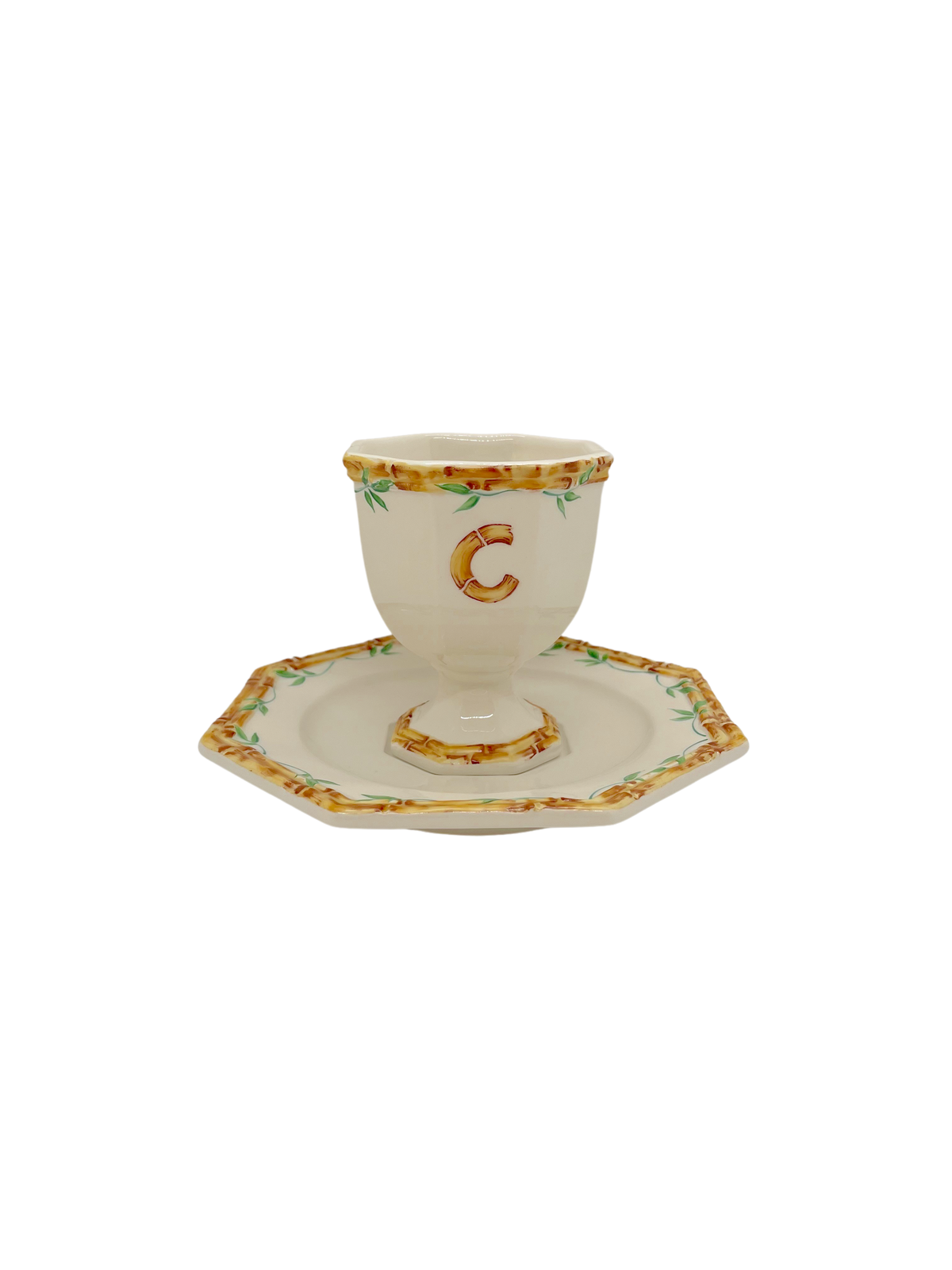 Coffe Cup & Saucer Letters
