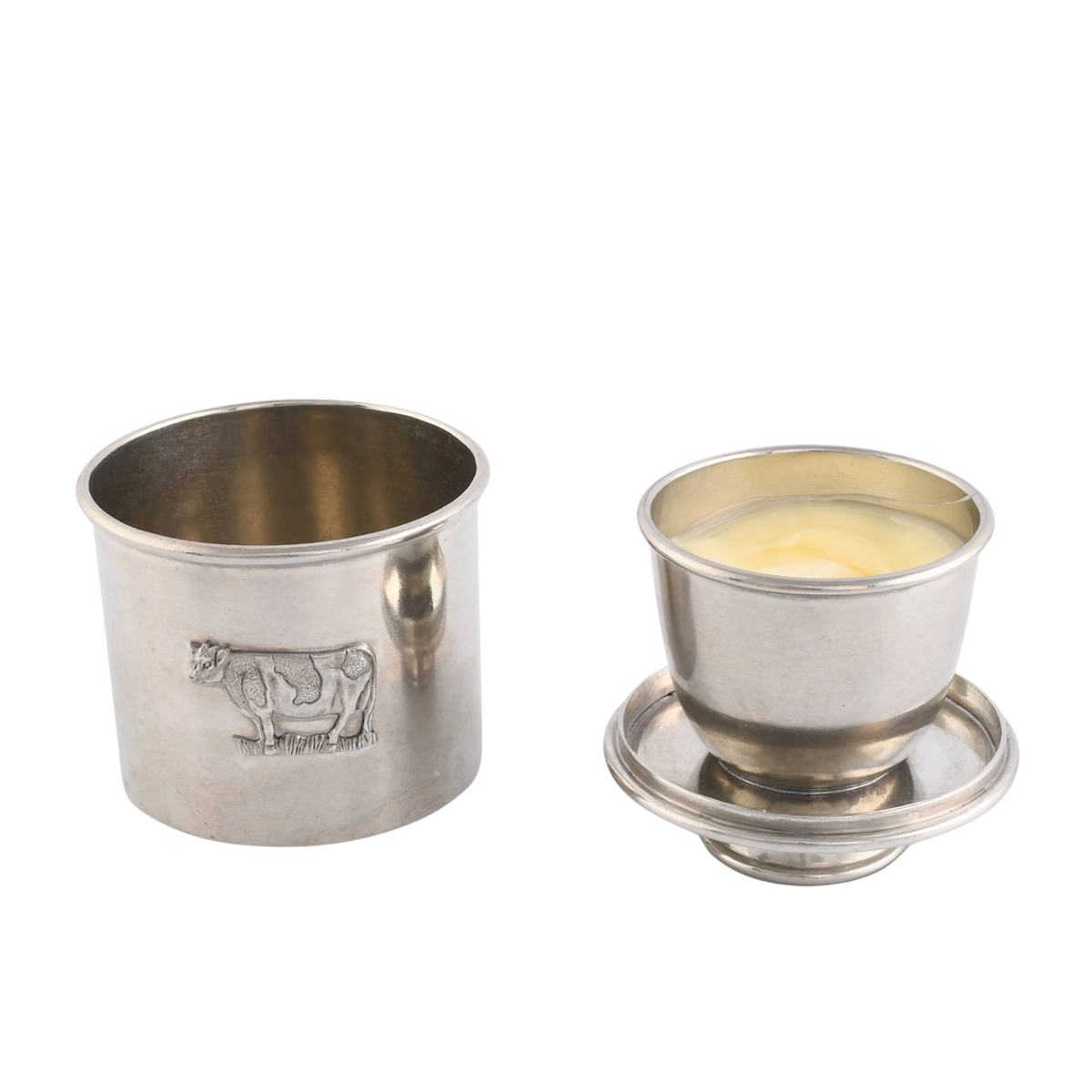 Classic Pewter French Butter Bell