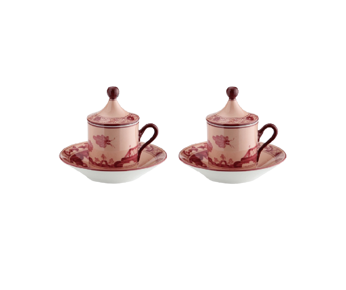 Coffe Cup with Cover 2pcs