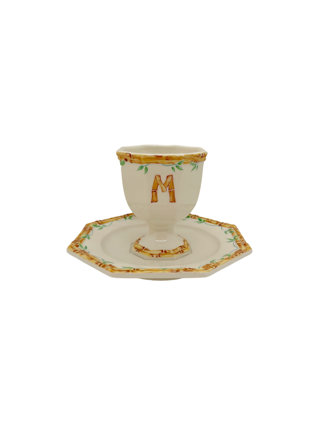 Coffe Cup & Saucer Letters