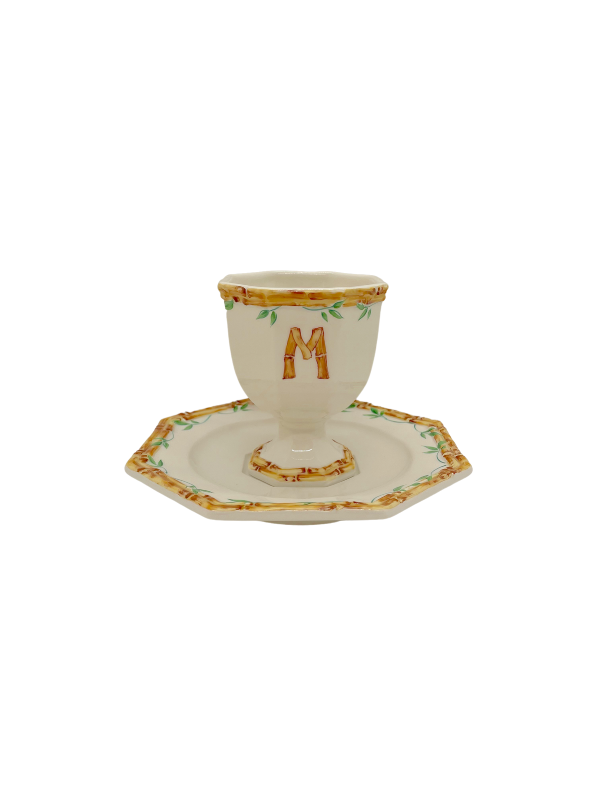 Coffe Cup & Saucer Letters
