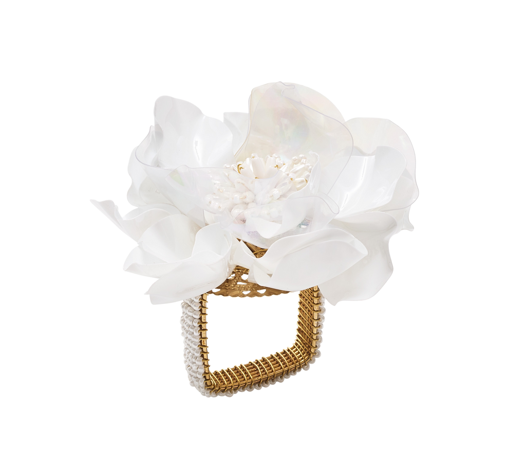 Napkin Ring Gardenia 8pcs