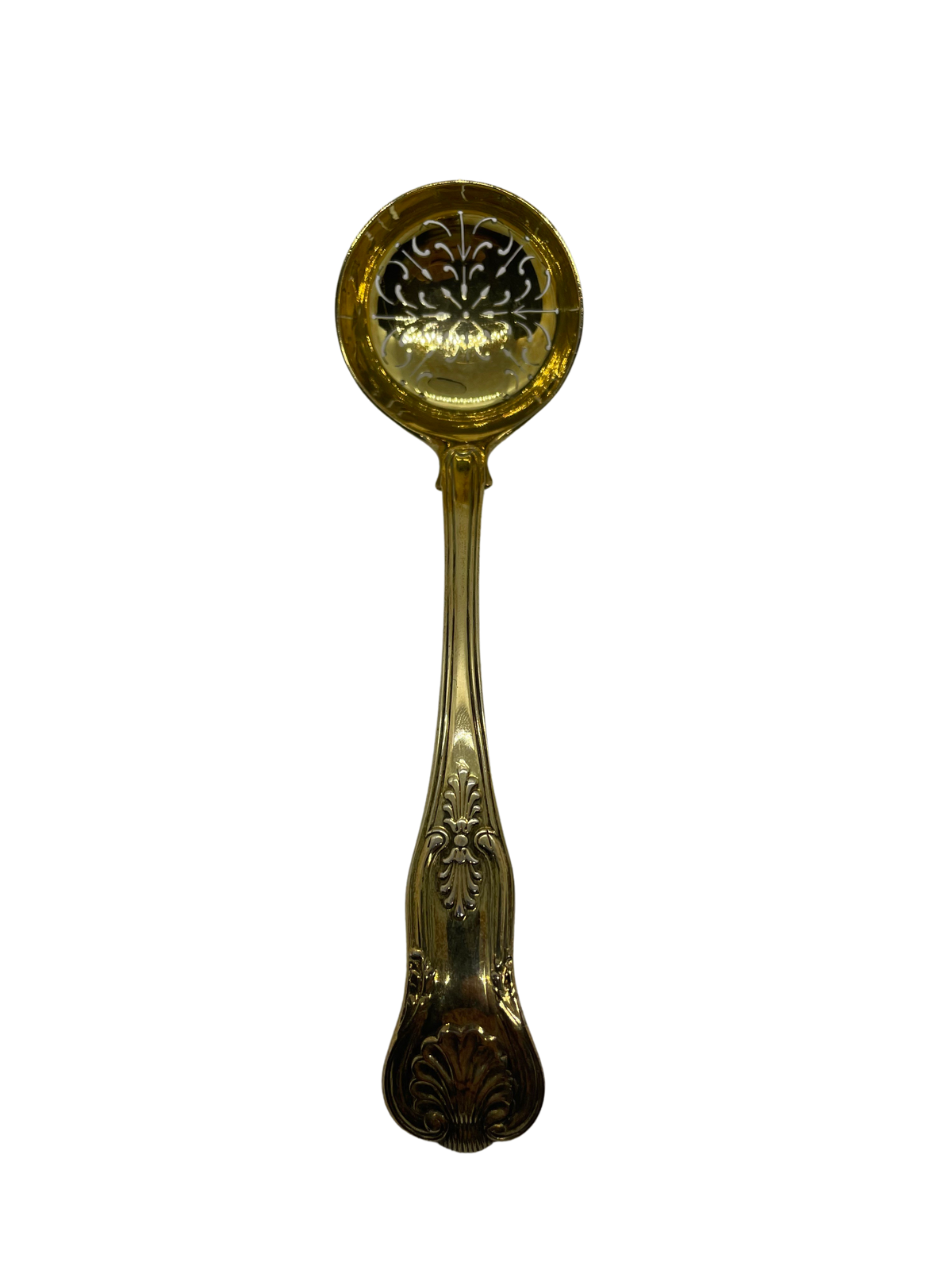 Gilded Sterling silver Strainer, England, Circa 1820