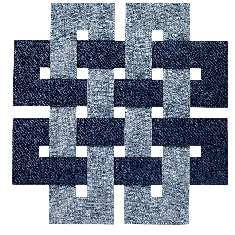 Celtic Navy / Ice Blue Mats 8 pcs