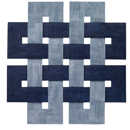 Celtic Navy / Ice Blue Mats 8 pcs
