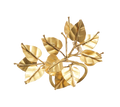 Napkin Ring Golden Leaf 8pcs