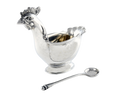 Hen Sugar Bowl with Spoon