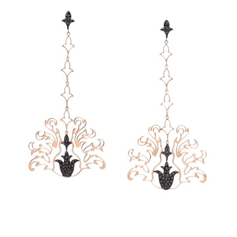 Earrings Black Diamonds