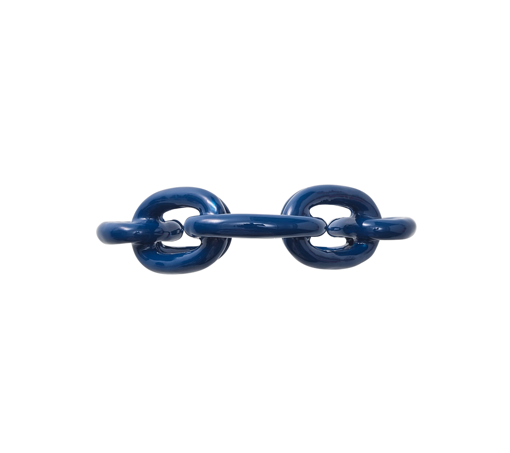 Napkin Ring Chain Blue 8pcs