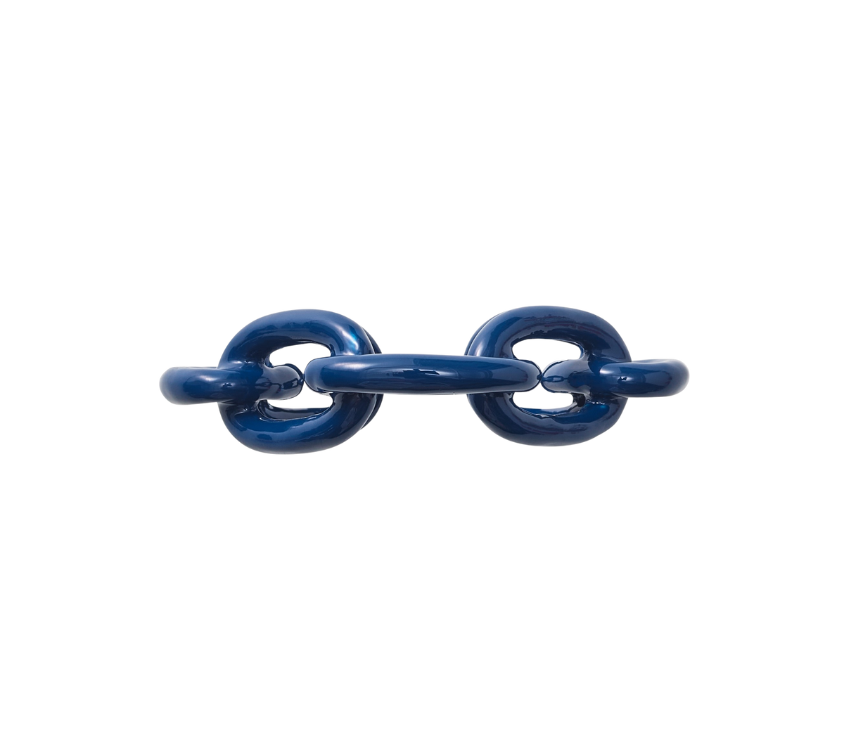 Napkin Ring Chain Blue 8pcs