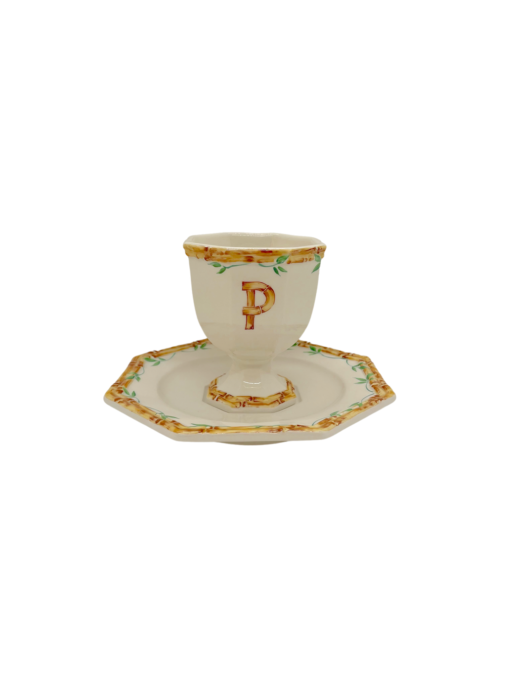 Coffe Cup & Saucer Letters
