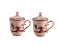 Mug with Cover Vermiglio 2pcs