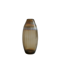 Vase in Amber Smoke Glass S
