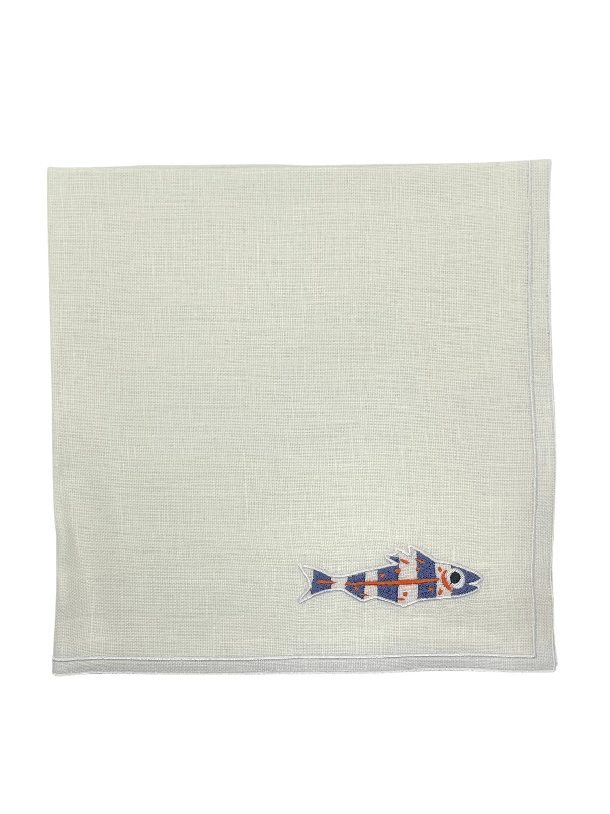 Placemat & Napkin Sardine for 6  (12pcs)