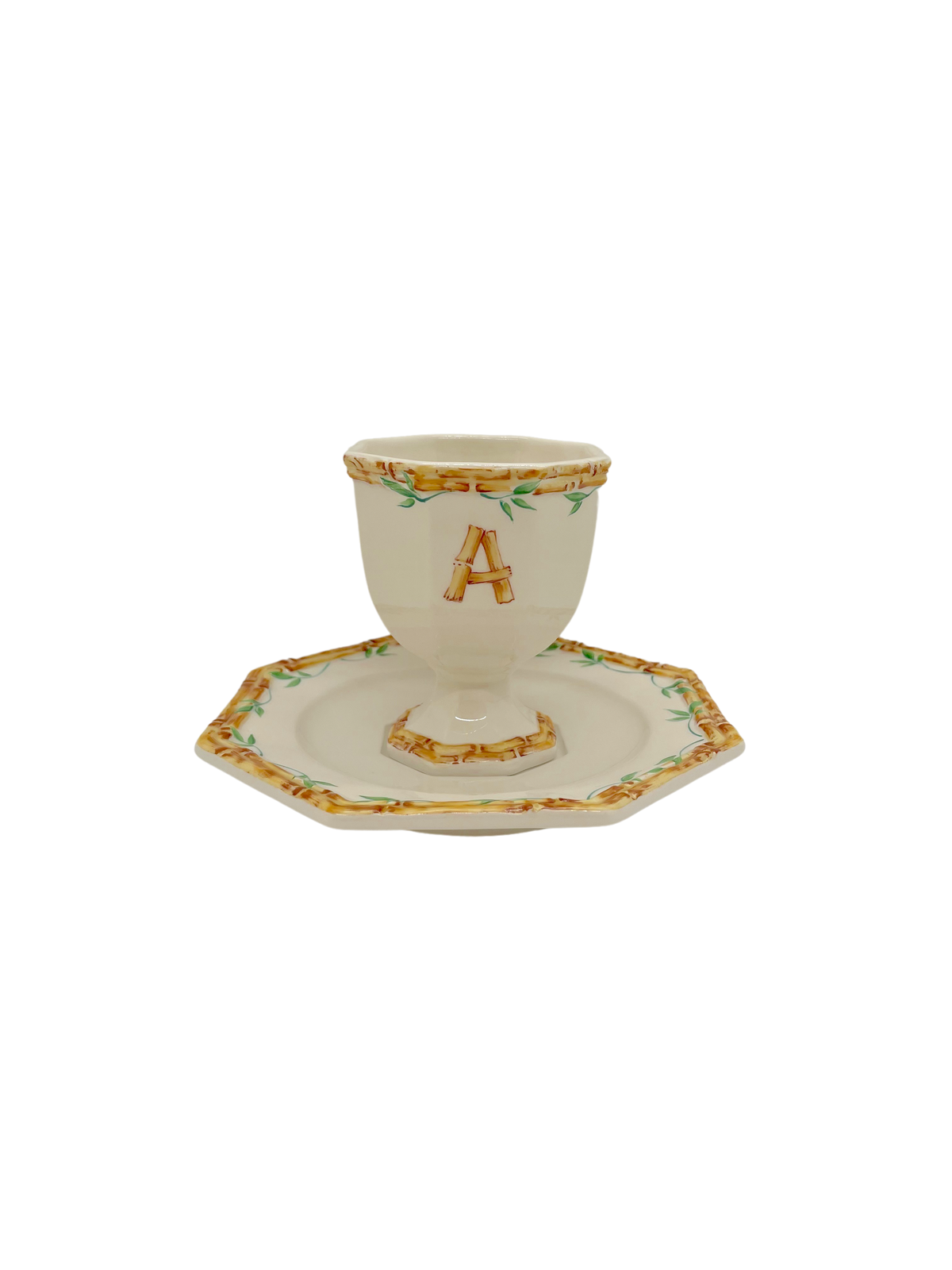 Coffe Cup & Saucer Letters