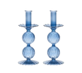 Candelstick in Glass Cadet 2pcs