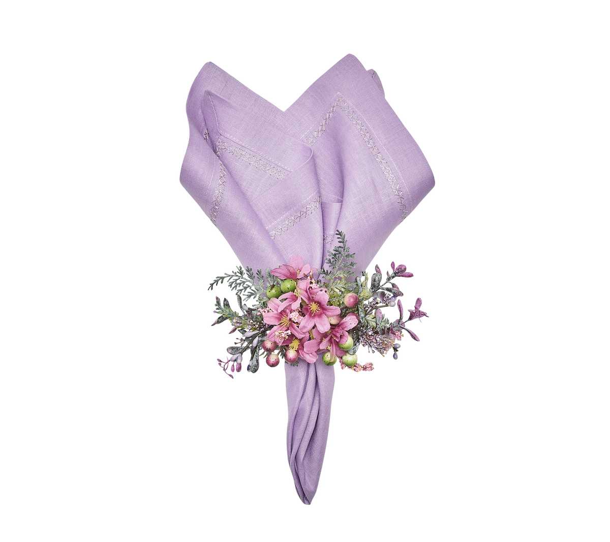 Classic Linen Napkin Lilac 8 pcs
