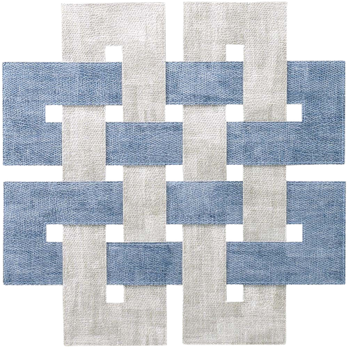 Celtic Ice Blue/Granite Mats 8 pcs