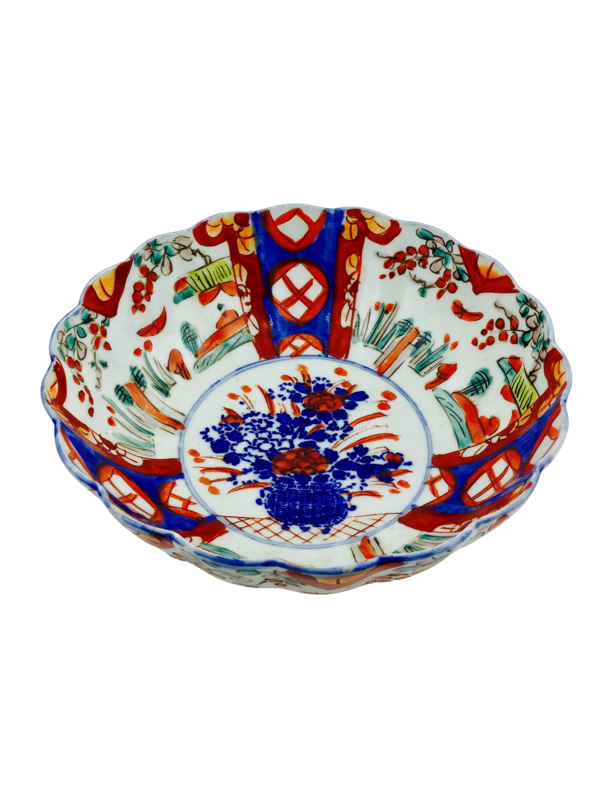 Bowl hand painted Imari 19 th Century