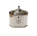 Silver Tea Caddy, George Ridley & Nathan Hayes. Chester, 1906