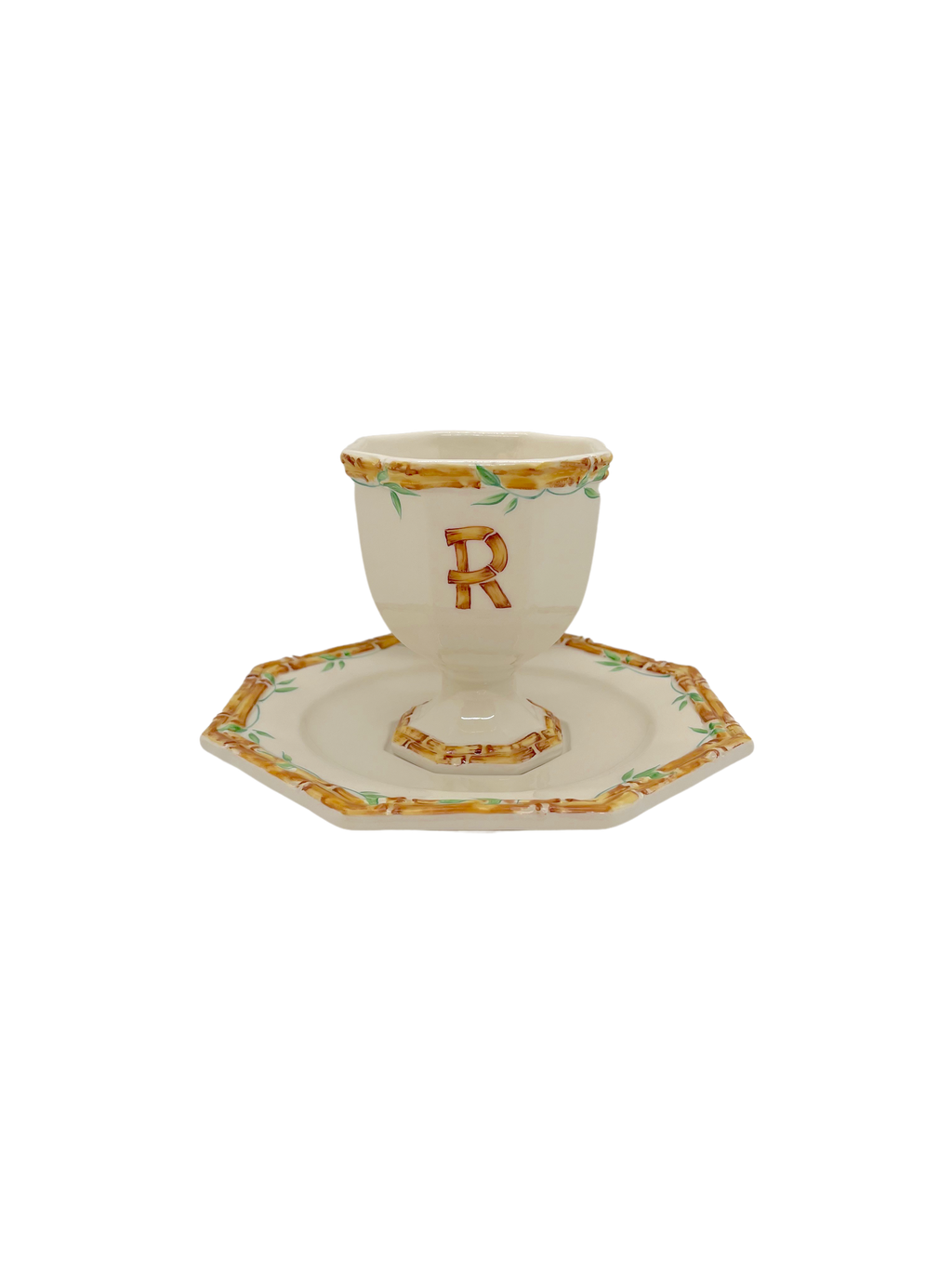 Coffe Cup & Saucer Letters