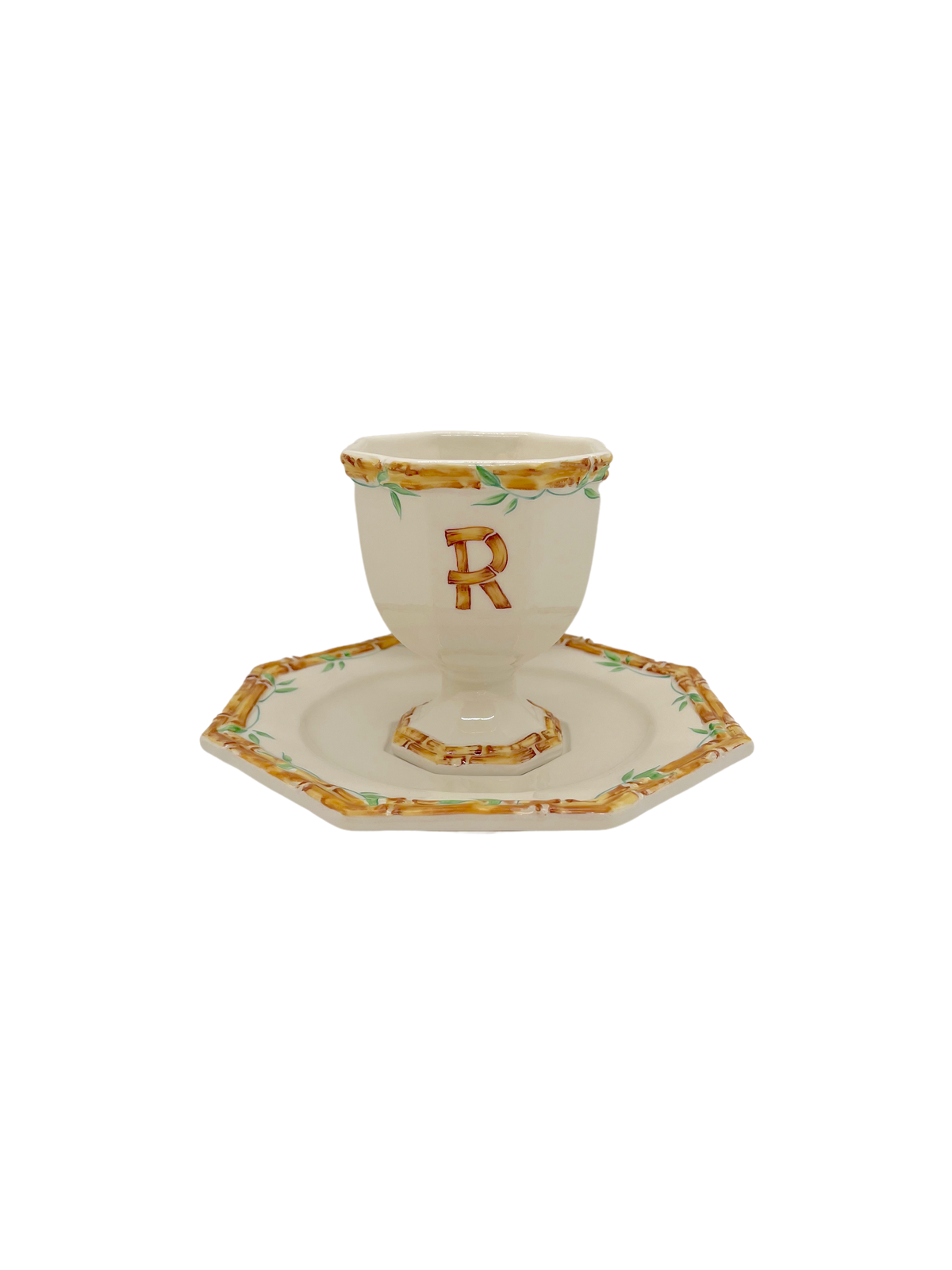 Coffe Cup & Saucer Letters