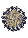 Placemat Floral Blue 8pcs