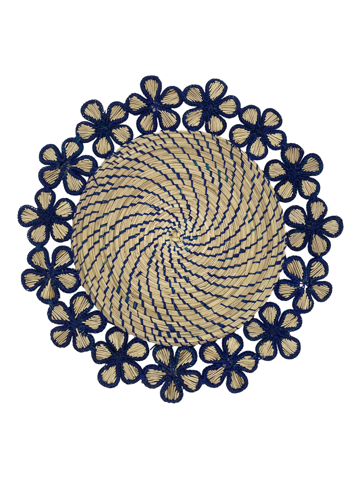 Placemat Floral Blue 8pcs
