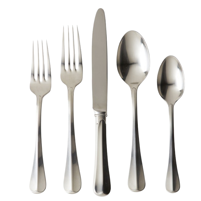 Set of 5 Cutlerys Bright Satin