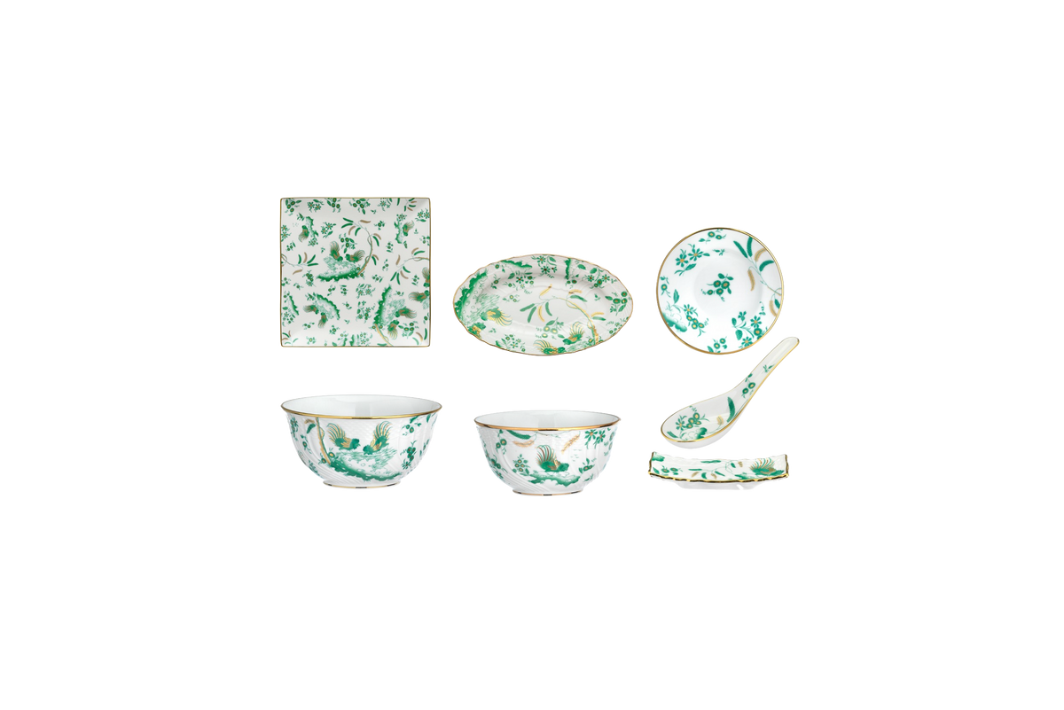 Service Sushi Jade for Two By Richard Ginori