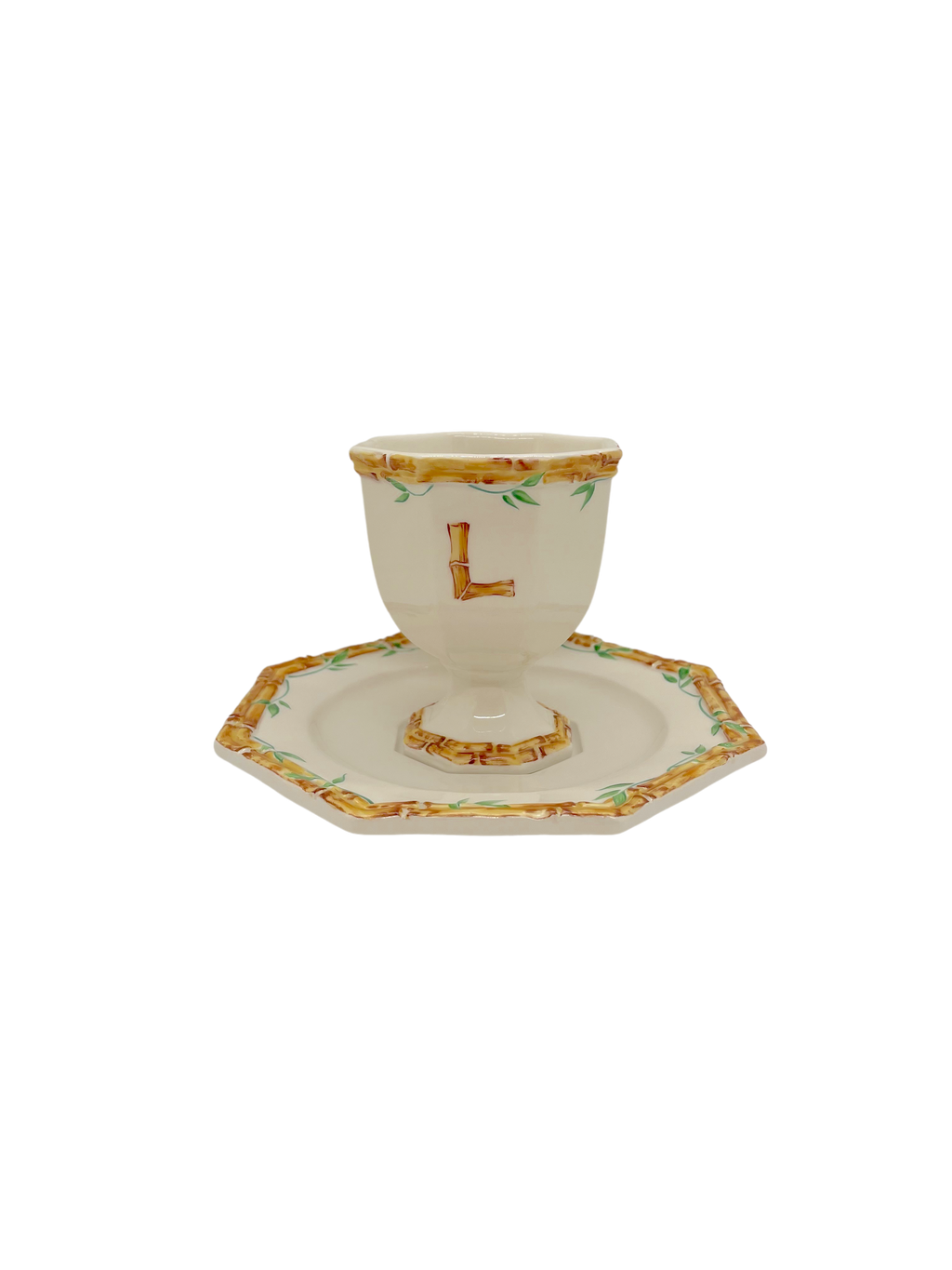 Coffe Cup & Saucer Letters