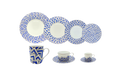 Service in Porcelain Ocean for 8 (64pcs)