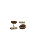 Trivia Solandris shell & Shagreen cufflinks