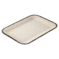 Whipstitch Beige Flat Tray
