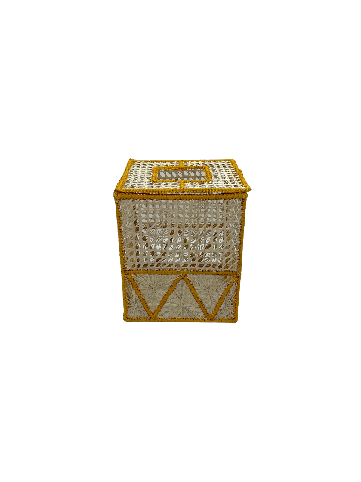 Tissue Cover Square Mustard