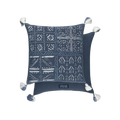 Cussion Hand-Blocked Blue