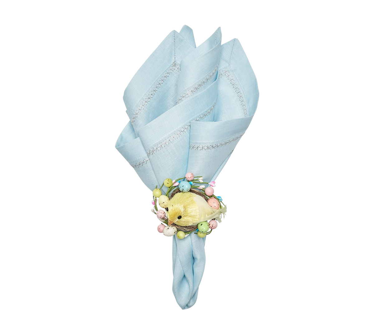 Classic Linen Napkin Sky Blue 8 pcs