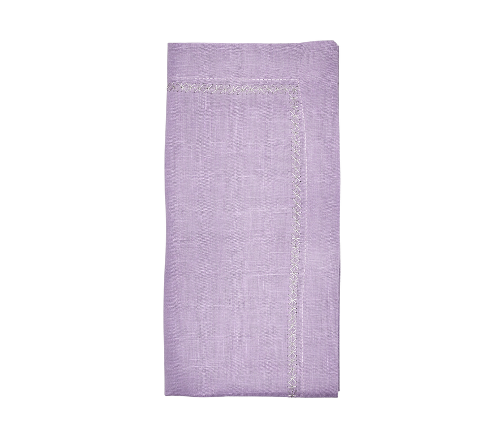Classic Linen Napkin Lilac 8 pcs